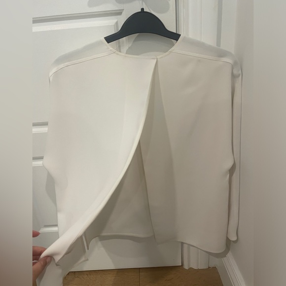 Vince open vent back three quarter sleeve blouse 2 - Picture 5 of 6